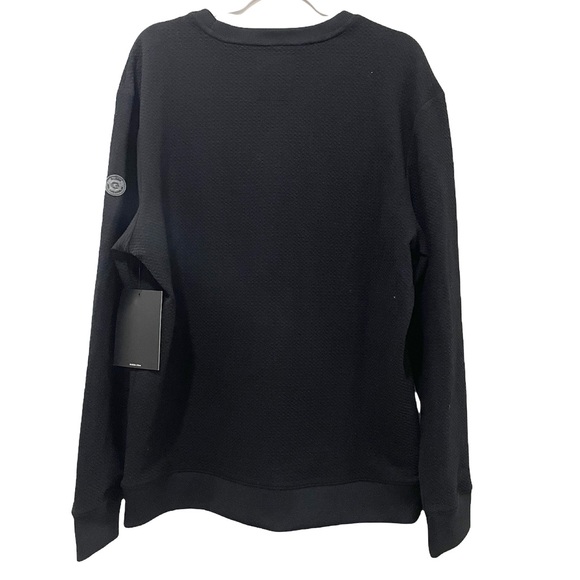 Guess, Alpine Performance Sweatshirt, Jet Black, XL, Men’s, Long Sleeve Crewneck - Picture 4 of 16
